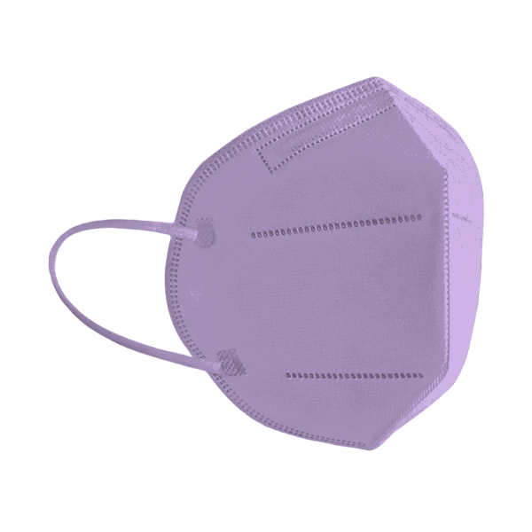 FFP2 Maske flieder 10er Box – Bild 2