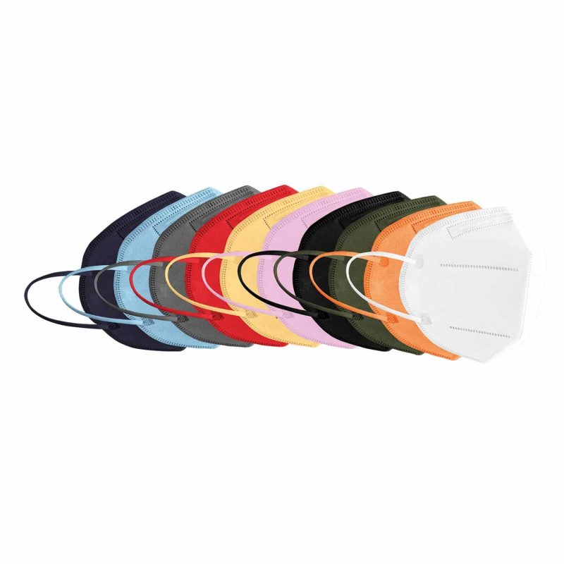 FFP2 Atemschutzmasken Bunt (nach Farbe sortiert)