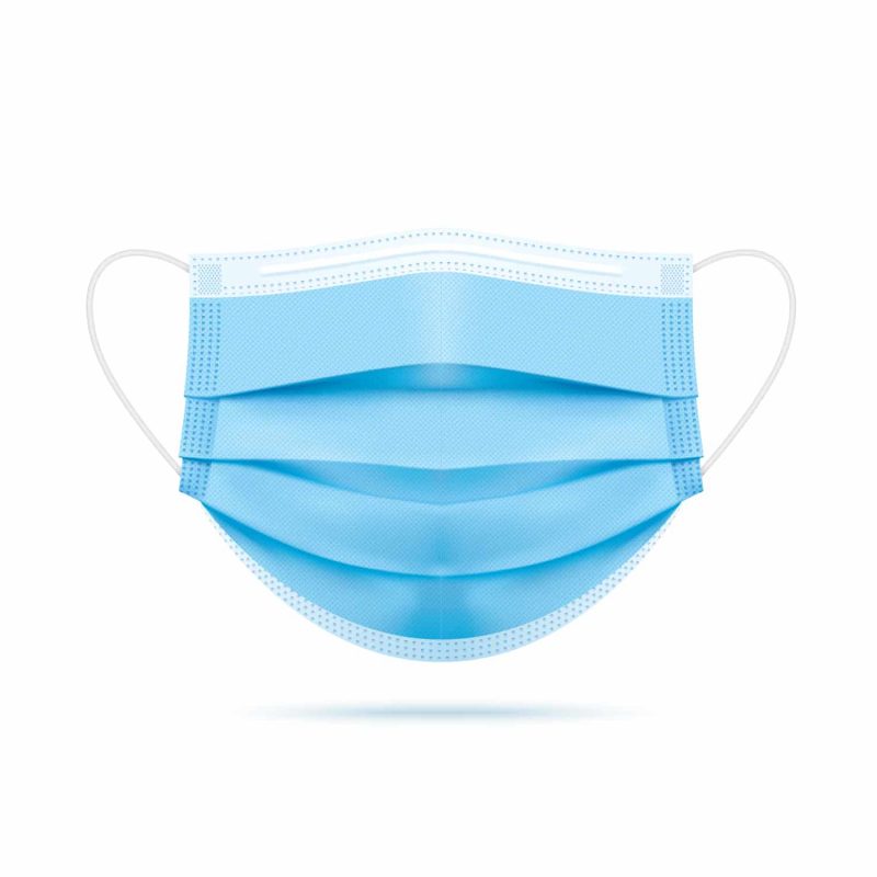 Medizinischer Mundschutz | OP Masken | blau – Bild 2