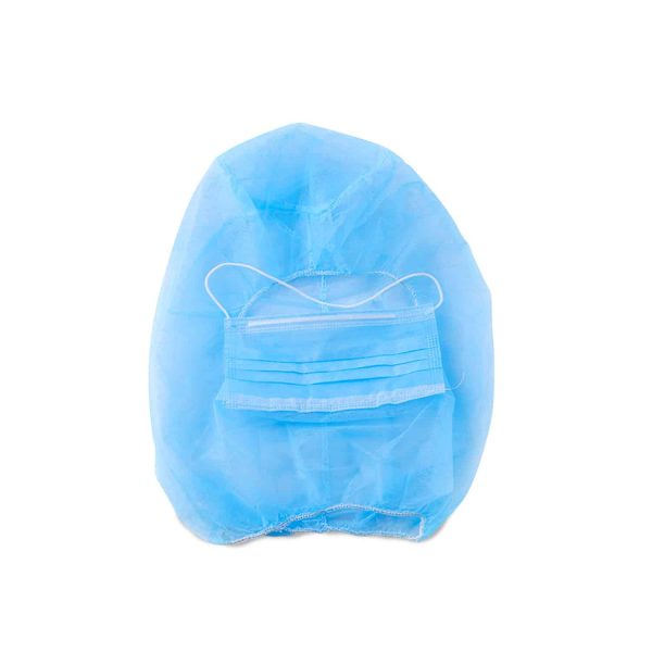 MSK Astrohaube mit Mundschutz | blau – Bild 2