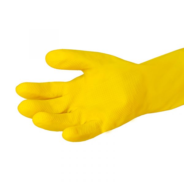 Sicherheitshandschuhe Flockline-Latexhandschuhe – Bild 3