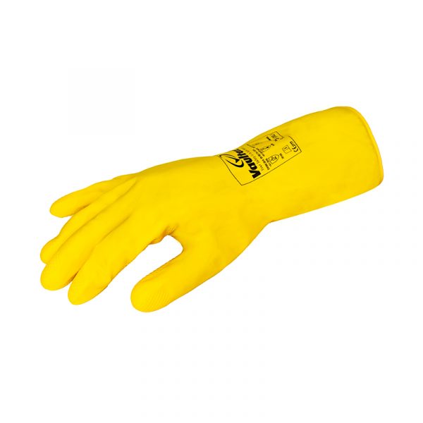 Sicherheitshandschuhe Flockline-Latexhandschuhe