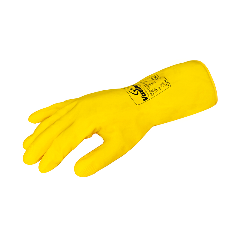 Sicherheitshandschuhe Flockline-Latexhandschuhe