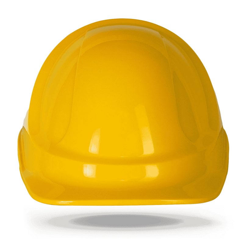 Schutz-Bauhelm FUSION in gelb – Bild 3