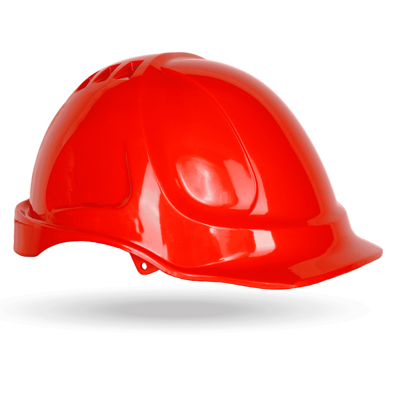 Arbeitsschutz-Bauhelm FUSION rot
