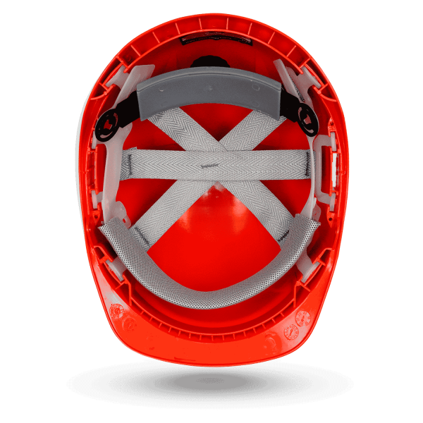 Arbeitsschutz-Bauhelm FUSION rot – Bild 5