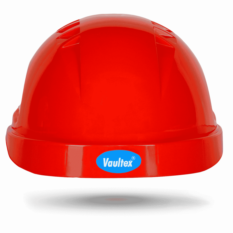 Arbeitsschutz-Bauhelm FUSION rot – Bild 4