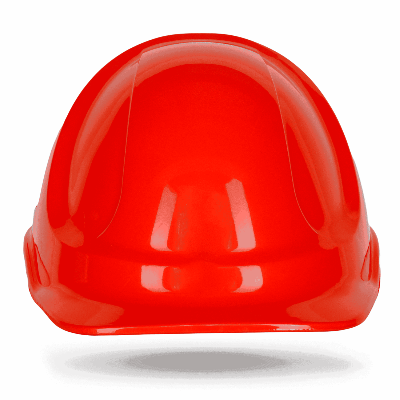 Arbeitsschutz-Bauhelm FUSION rot – Bild 3