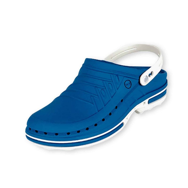 Berufsschuhe CLOG 07 - weiß/mittelblau