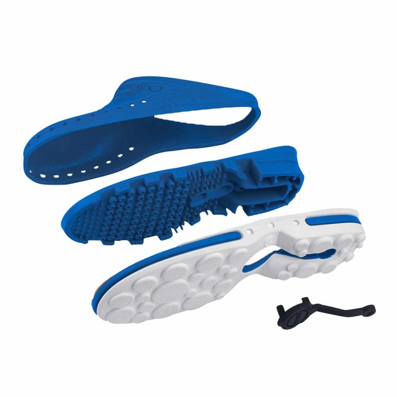 Berufsschuhe CLOG 07 - weiß/mittelblau – Bild 5