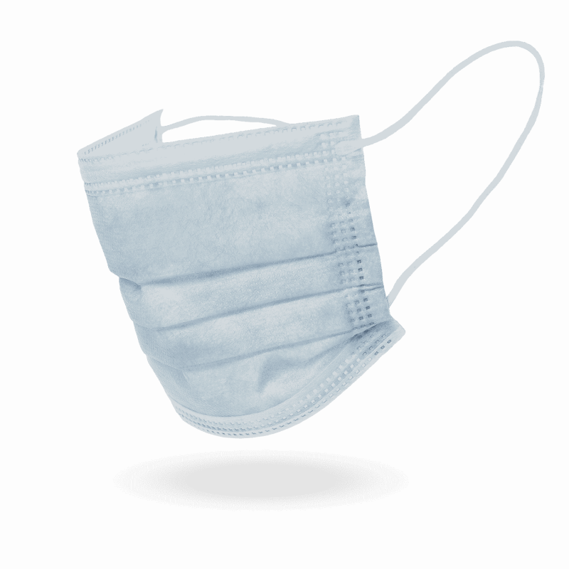 Zender Atemschutz-OP-Masken blau - 50er Set